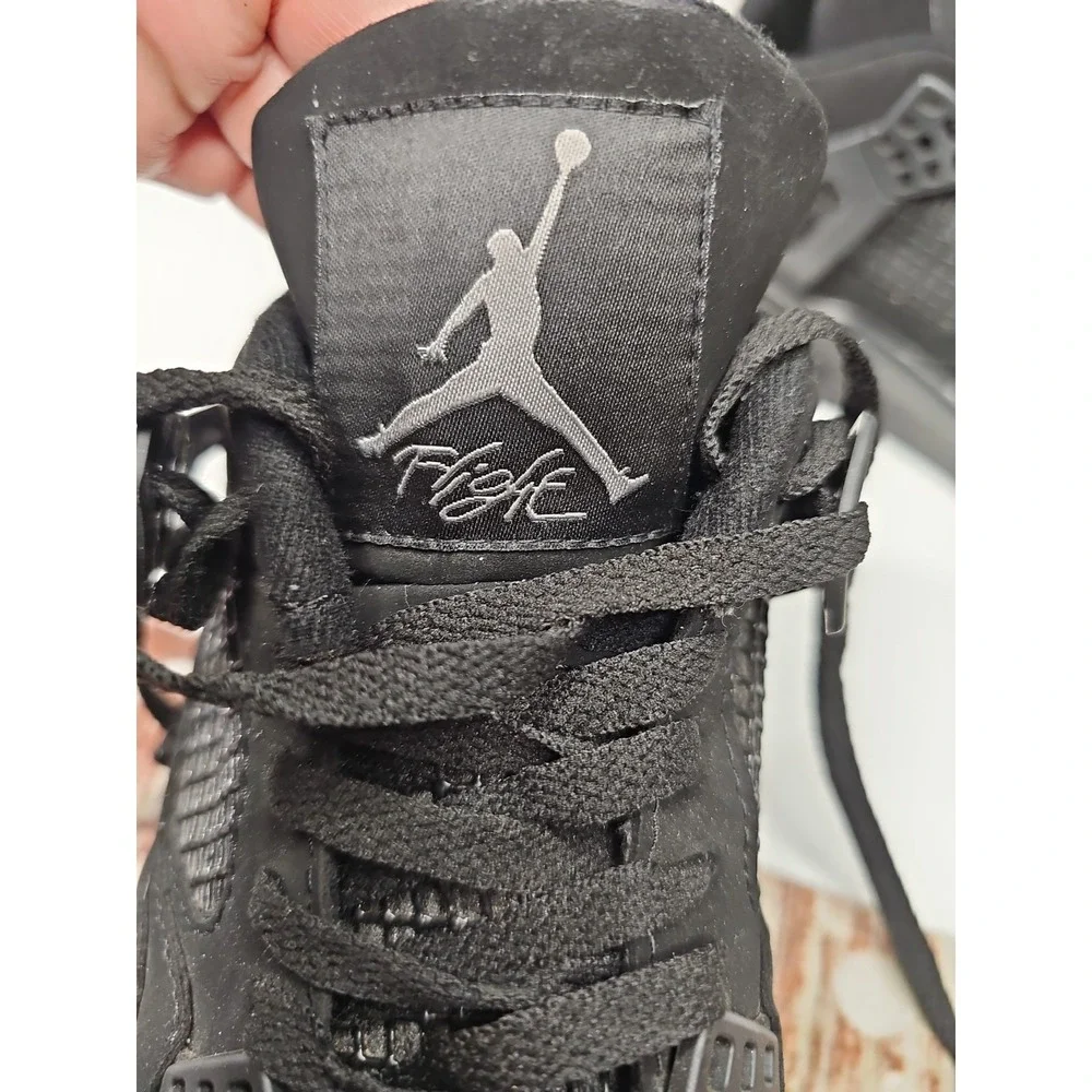 Size 7 - Nike Air Jordan 4 Retro GS Black Cat 2020 Men's Shoes